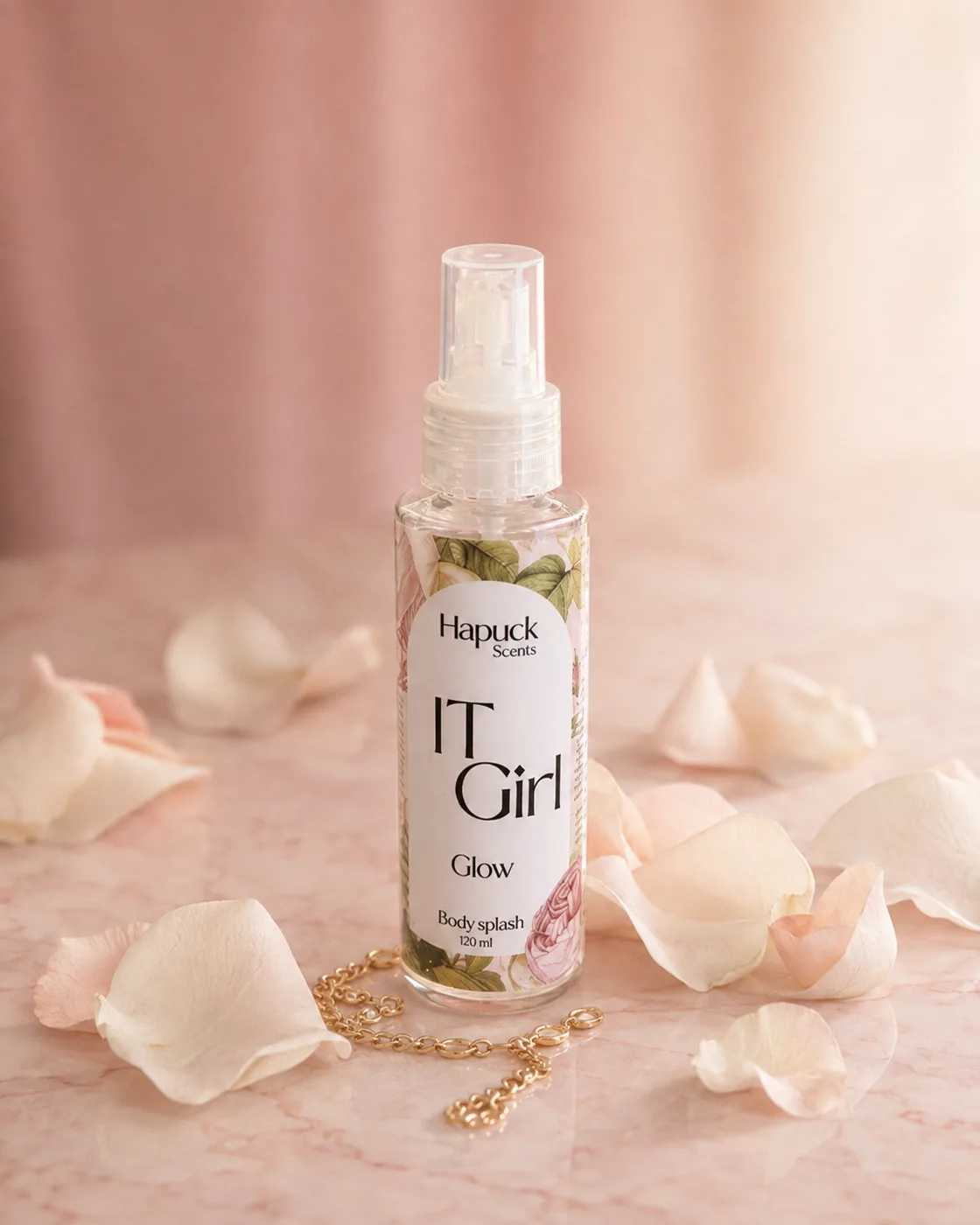Body splash Glow, floral frutado, acompanha necessaire exclusiva.